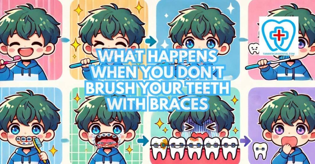 The Risks of Not Brushing Your Teeth While Wearing Braces
