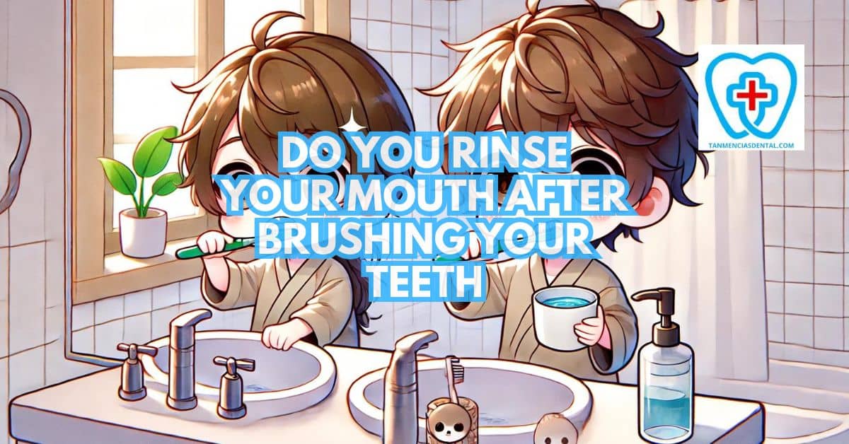 Do You Rinse Your Mouth After Brushing Your Teeth