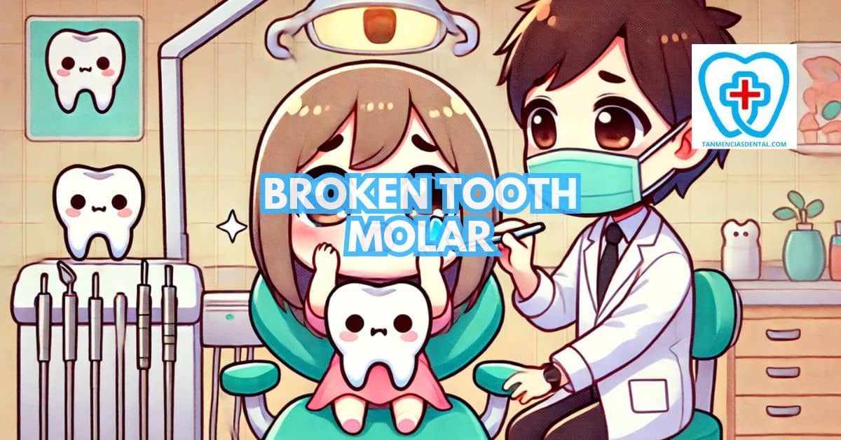 Broken Tooth Molar