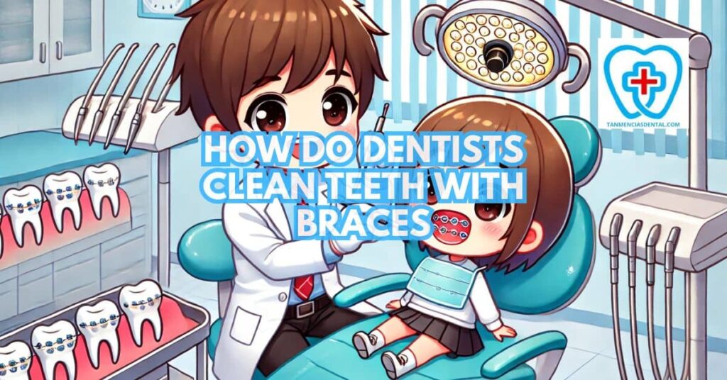 How Do Dentists Clean Teeth When You Have Braces