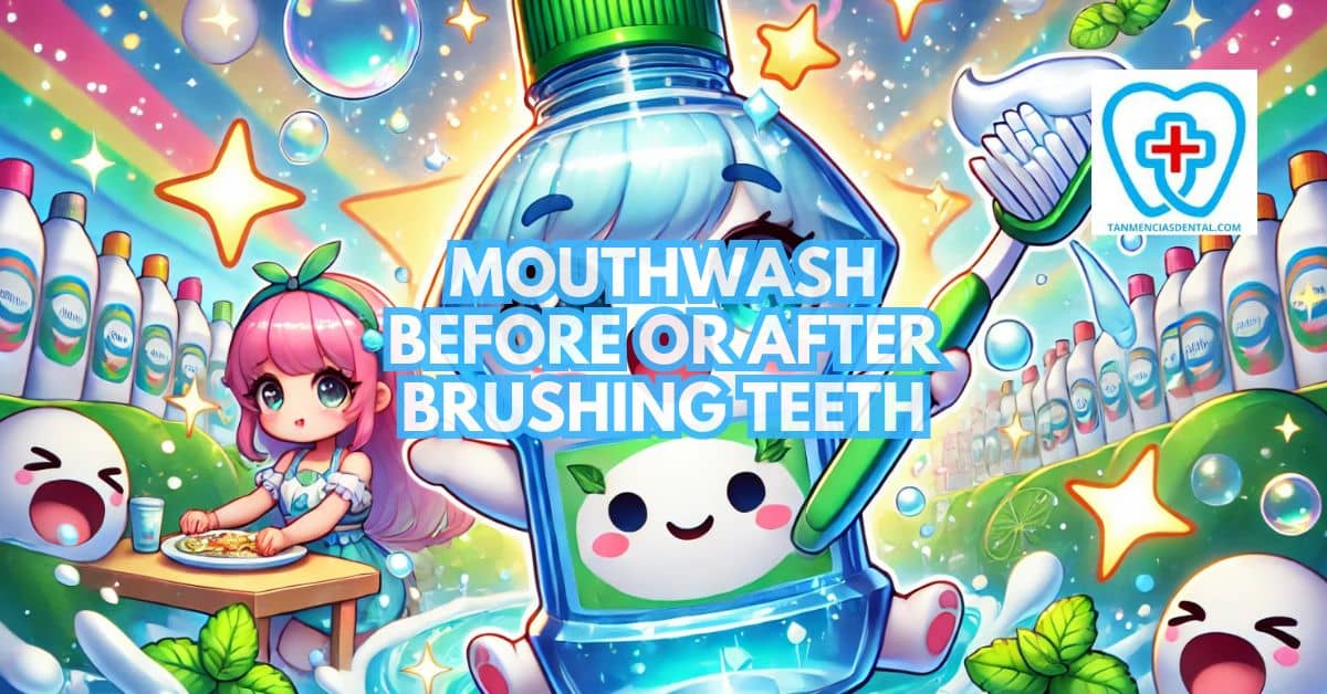 Mouthwash Before Or After Brushing Teeth