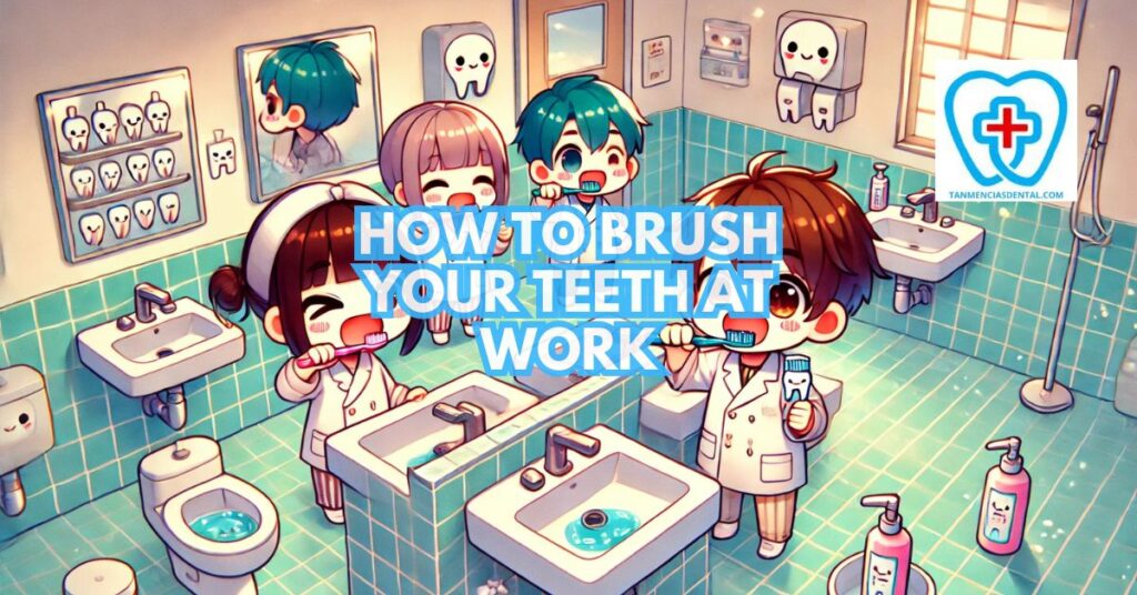 How to Clean Your Teeth While Working