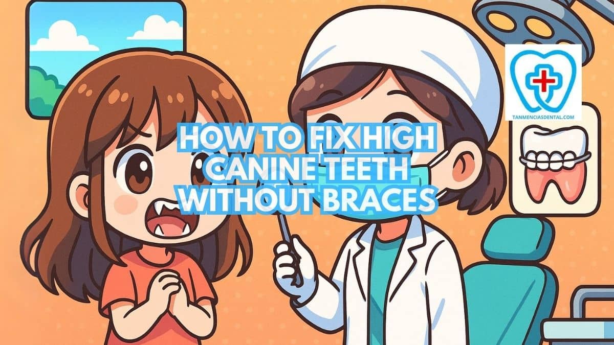 How To Fix High Canine Teeth Without Braces