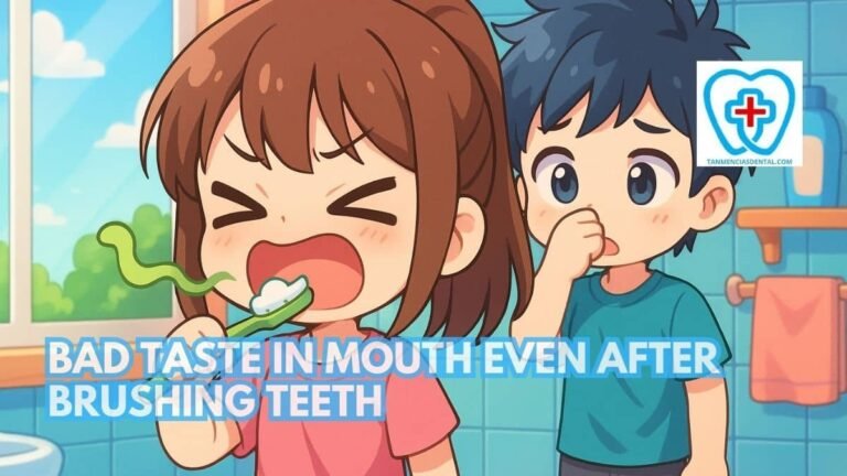 Bad Taste in Mouth Even After Brushing Teeth: What's Going On?