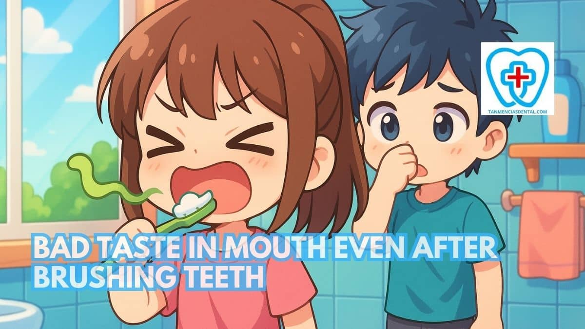 Bad Taste In Mouth Even After Brushing Teeth