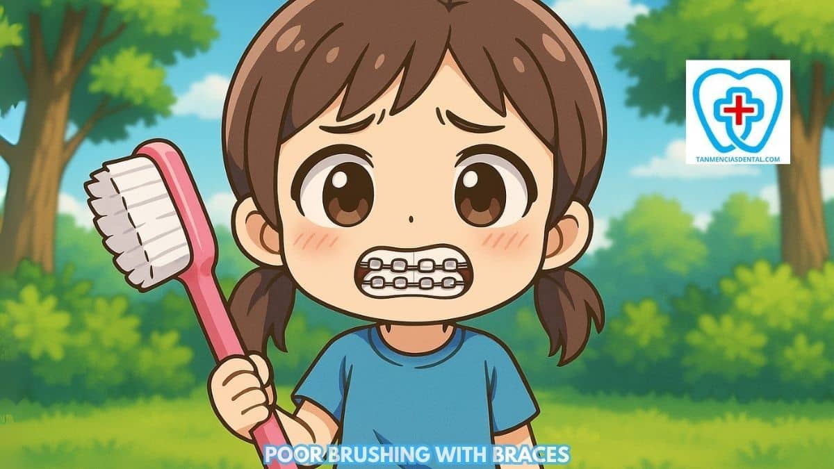 Poor Brushing With Braces