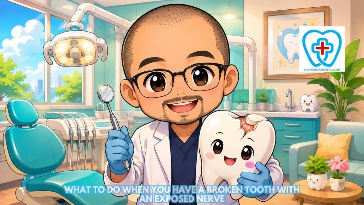 What to Do About a Broken Tooth With an Exposed Nerve